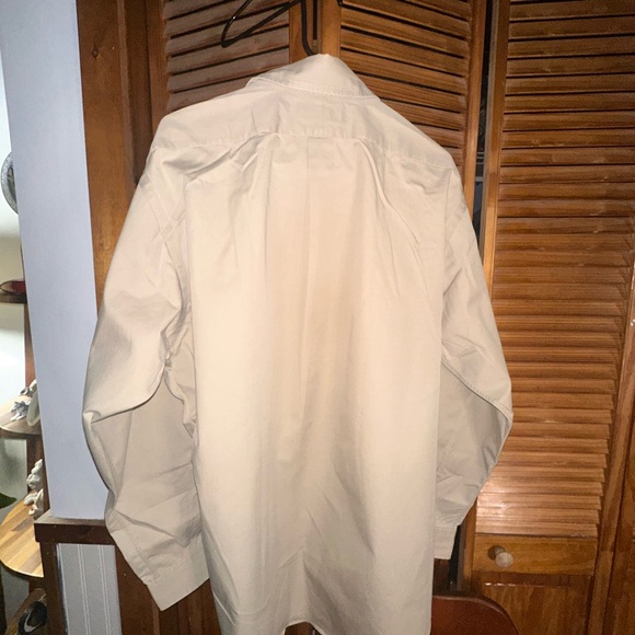 Ralph Lauren Men's Light Tan long sleeve Shirt medium - Picture 2 of 4